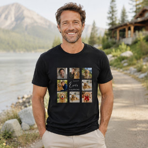 Camiseta Collage de fotos del padre con Golden Retriever ne