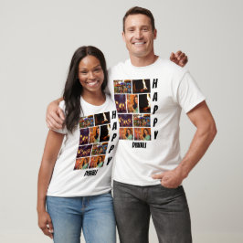 Camiseta Collage de fotos Diwali 9 moderno personalizado