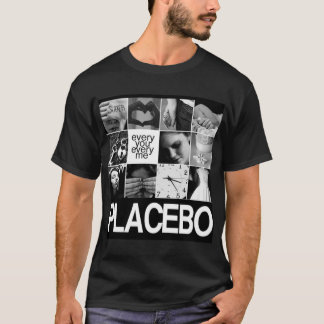 Camiseta Collage de fotos en blanco y negro con placebo Bri