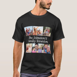 Camiseta collage de fotos Familia Reunión Personalizada Neg