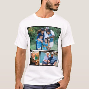 Camiseta Collage de fotos Keepsake moderno personalizado