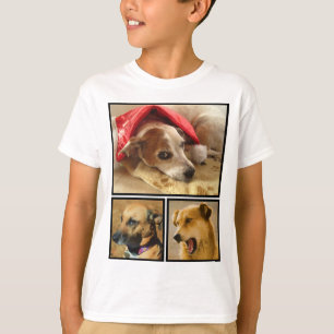 Camiseta Collage de fotos Mascota de Perro Personalizado Mo