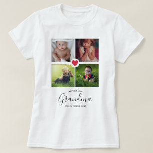 Camiseta Collage de fotos Mejor Personalizado Personalizado