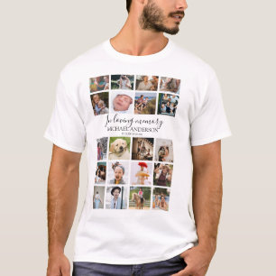 Camiseta Collage de Fotos Modernas en Memoria