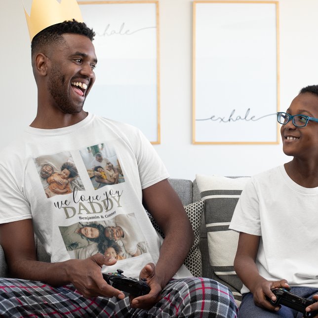 Camiseta Collage de fotos moderno de 3 (Subido por el creador)