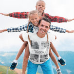 Camiseta Collage de fotos moderno | Te Queremos Papi<br><div class="desc">Sencillo collage de fotos moderno TSHIRT para hacerle saber a papá cuánto es amado. Con 4 fotografías y el texto 'te queremos DADDY' y los nombres de los niños. Los colores se pueden cambiar a cualquier color. Esta placa haría un lindo regalo para los cumpleaños, el día del padre o...</div>