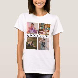 Camiseta Collage de fotos moderno y personalizado