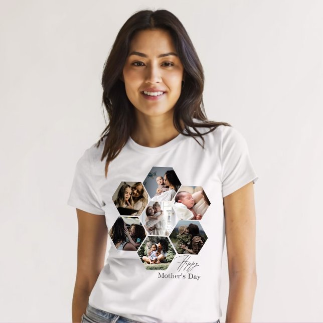 Camiseta Collage de fotos MOMMY personalizado del regalo de (Subido por el creador)