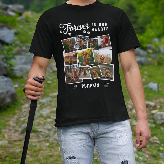 Camiseta Collage de fotos Para Siempre En Nuestro Memorial  (Subido por el creador)