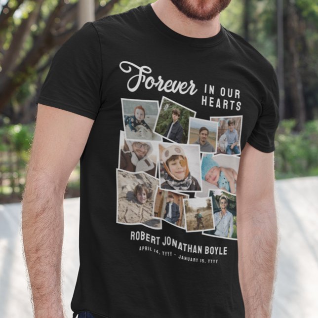 Camiseta Collage de fotos Para Siempre En Nuestro Memorial  (Subido por el creador)