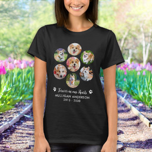Camiseta Collage de fotos Perro 7 personalizado conmemorati