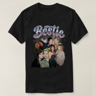 Camiseta Collage de fotos personalizadas para mejores amiga
