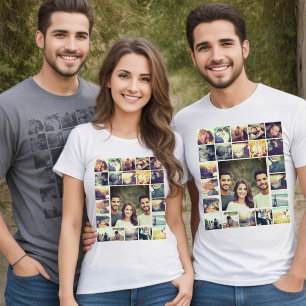 Camiseta Collage de fotos personalizado