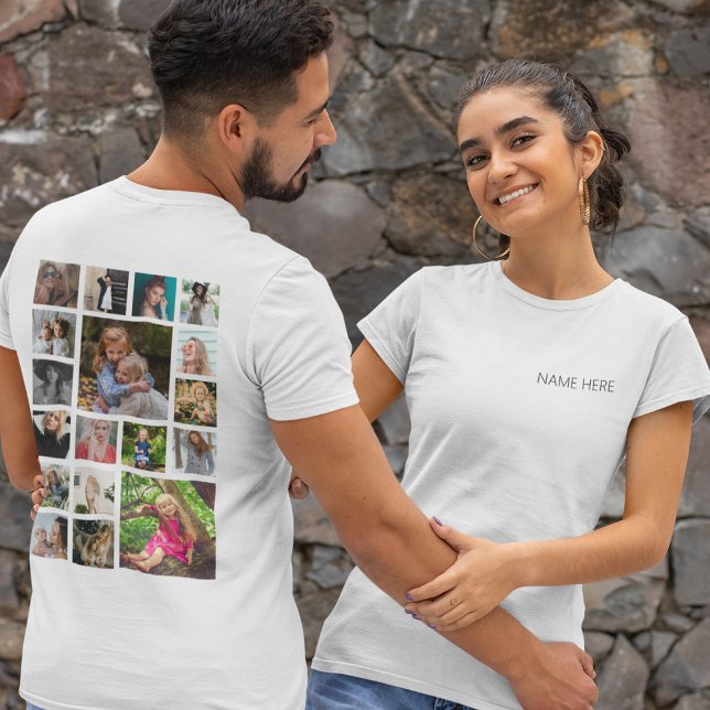 Camiseta Collage de fotos personalizado (Subido por el creador)