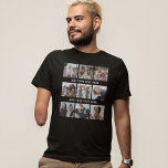 Camiseta Collage de fotos personalizado 9<br><div class="desc">Crea tu propia camiseta con una plantilla de 9 fotos y 2 plantillas de texto simples para que puedas personalizar.</div>