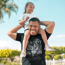 Camiseta Collage de fotos personalizado Dad