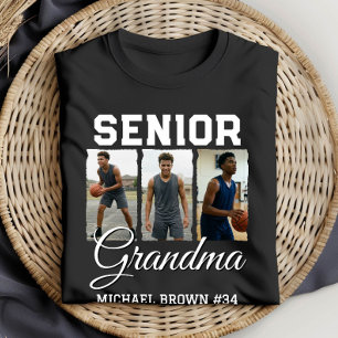 Camiseta Collage de fotos personalizado de baloncesto para 