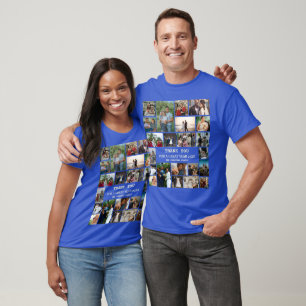 Camiseta Collage de fotos Personalizado De Fin De Año Famil