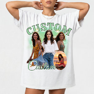 Camiseta Collage de fotos personalizado de rap bootleg de l