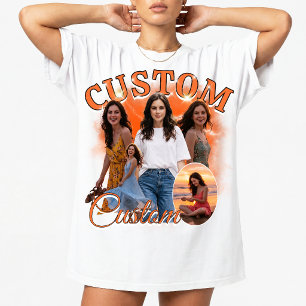 Camiseta Collage de fotos personalizado de rap bootleg de l