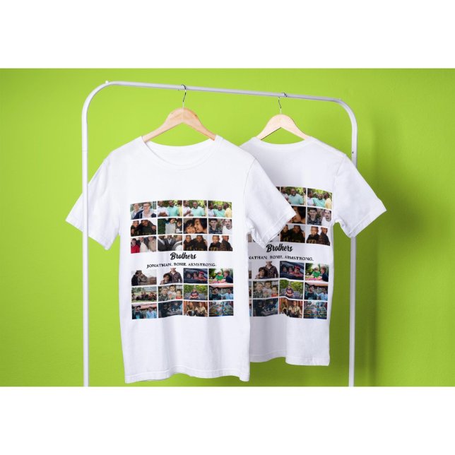 Camiseta Collage de fotos personalizado Mejor Amigos Para H (Subido por el creador)