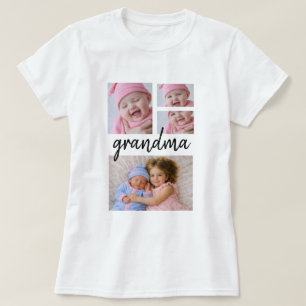 Camiseta Collage de Fotos Personalizado Único