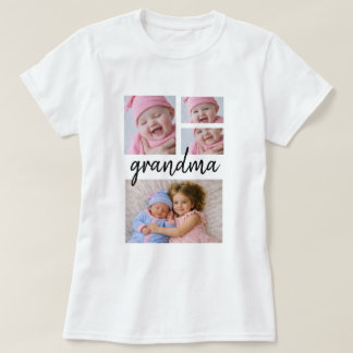 Camiseta Collage de Fotos Personalizado Único