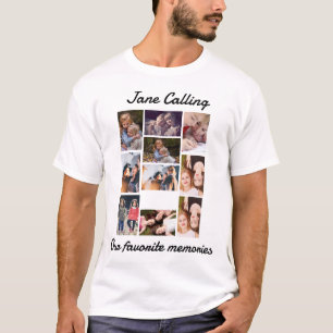 Camiseta Collage de fotos personalizado y moderno Friends 1
