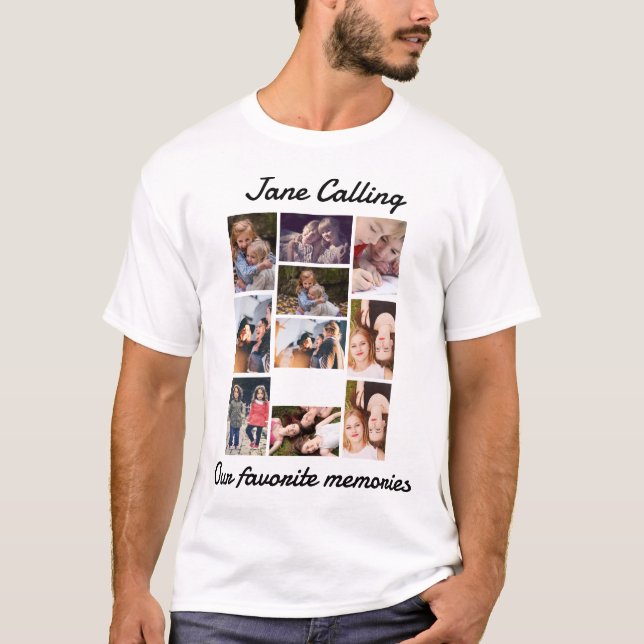 Camiseta Collage de fotos personalizado y moderno Friends 1 (Anverso)