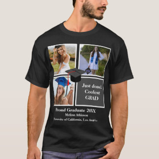Camiseta Collage de fotos recién terminado Graduado 3