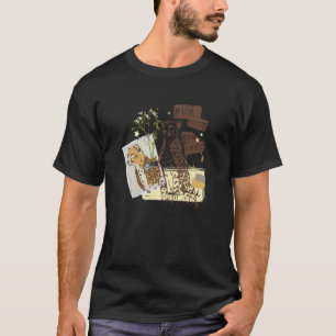Camiseta Collage de guepardo Corre salvaje Corre libre Gato