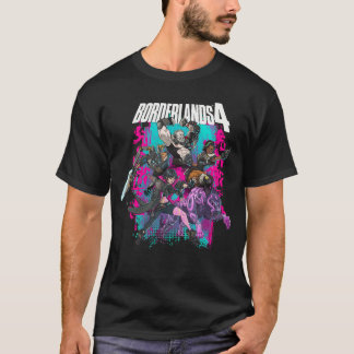 Camiseta Collage de héroes coloridos de Borderlands 4 Graff