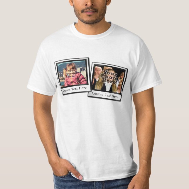 Camiseta Collage de instantáneas de dos montajes fotográfic (Anverso)