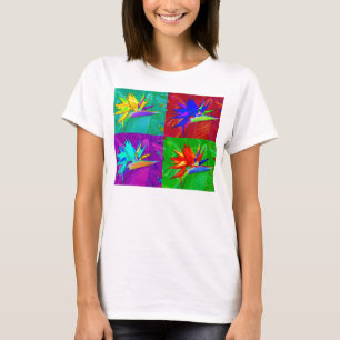 Camiseta Collage de la ave del paraíso
