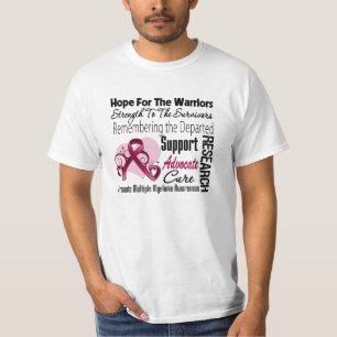 Camiseta Collage de la esperanza del tributo - mieloma