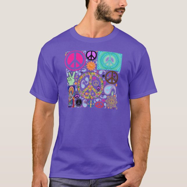 Camiseta Collage de la paz (Anverso)