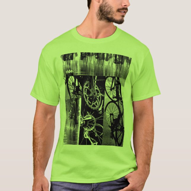 Camiseta Collage de la rueda (Anverso)