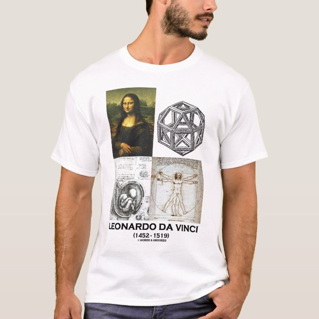 Camiseta Collage de Leonardo da Vinci (colección de (Anverso)