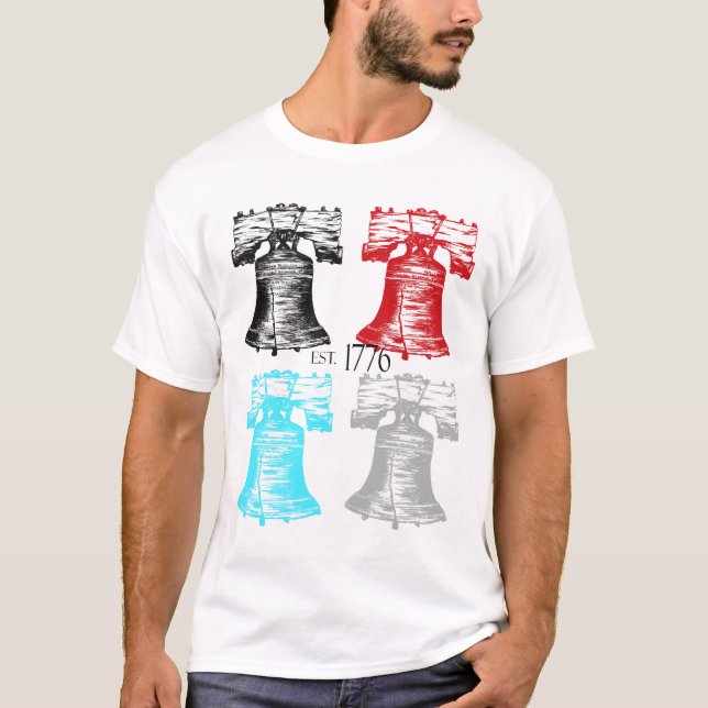 Camiseta Collage de Liberty Bell (Anverso)