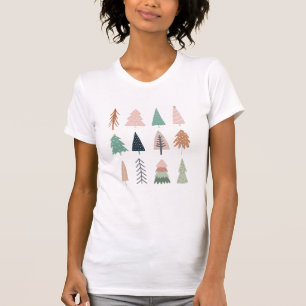 Camiseta Collage de los Árboles de Navidad