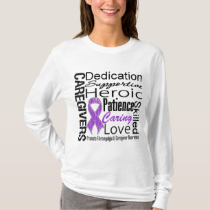 Camiseta Collage de los cuidadores del Fibromyalgia