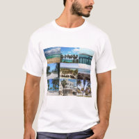 Collage de Miami - 50 tonos de azul
