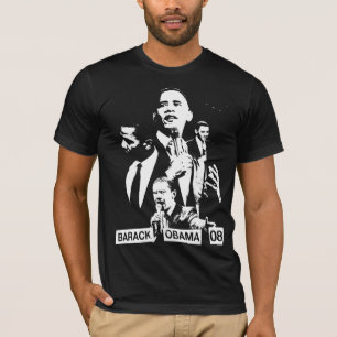 Camiseta Collage de Obama por akamundo con el texto