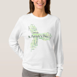 Camiseta Collage de palabras de St. Patrick's Day Ireland