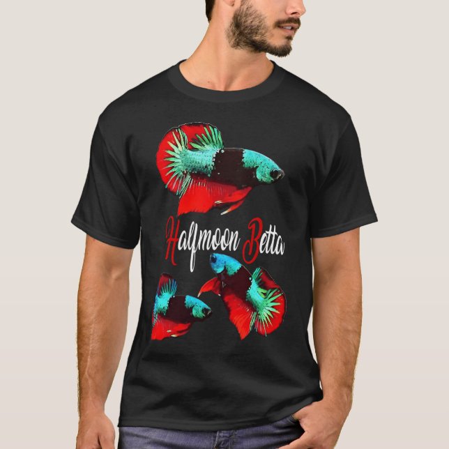 Camiseta Collage de peces Betta (Anverso)