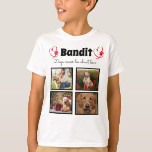 Camiseta Collage de perros personalizados para fotos famili