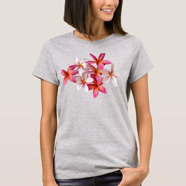 Camiseta Collage de Plumeria (Anverso)