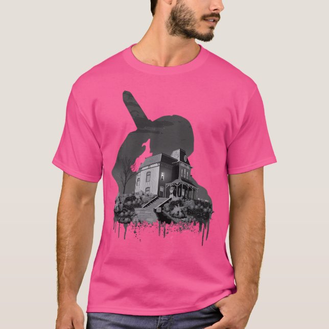 Camiseta Collage de Psycho House - Alfred Hitchcock (Anverso)