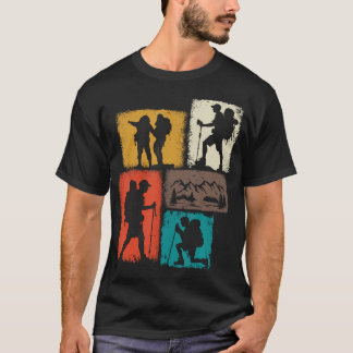 Camiseta Collage de senderismo hombre al aire libre juventu
