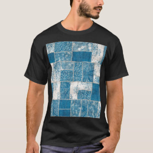 Camiseta Collage de trabajo en mosaico: combinación de patr